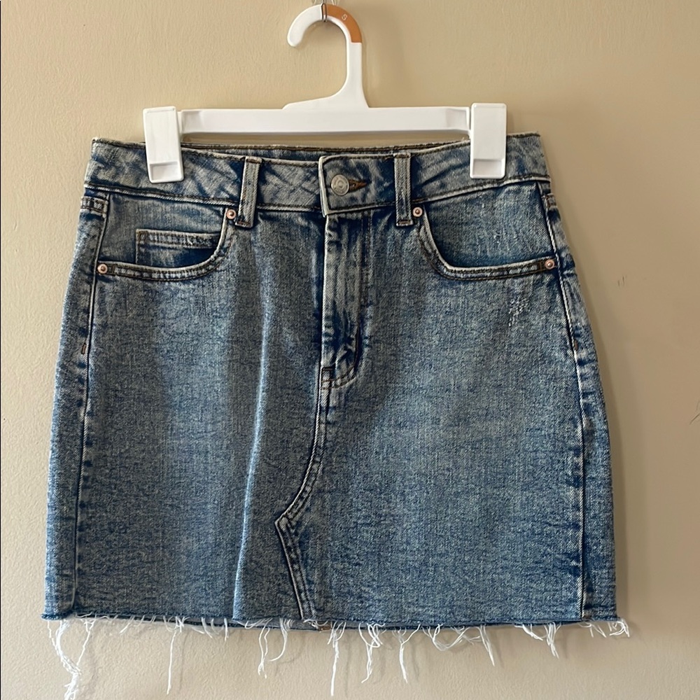Denim Mini Skirt